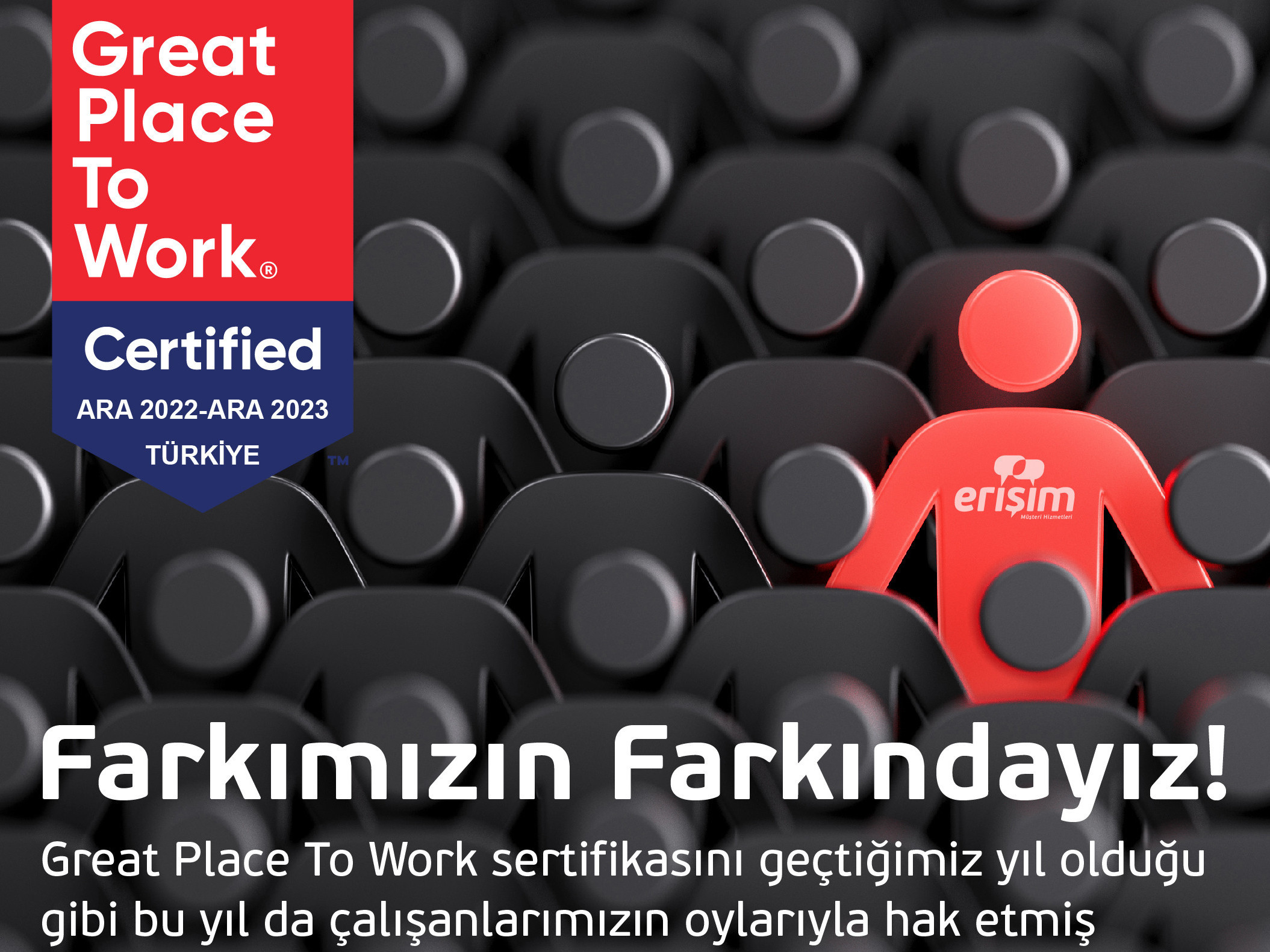 Great Place To Work Sertikasını İkinci Kez Almaya Hak Kazandık