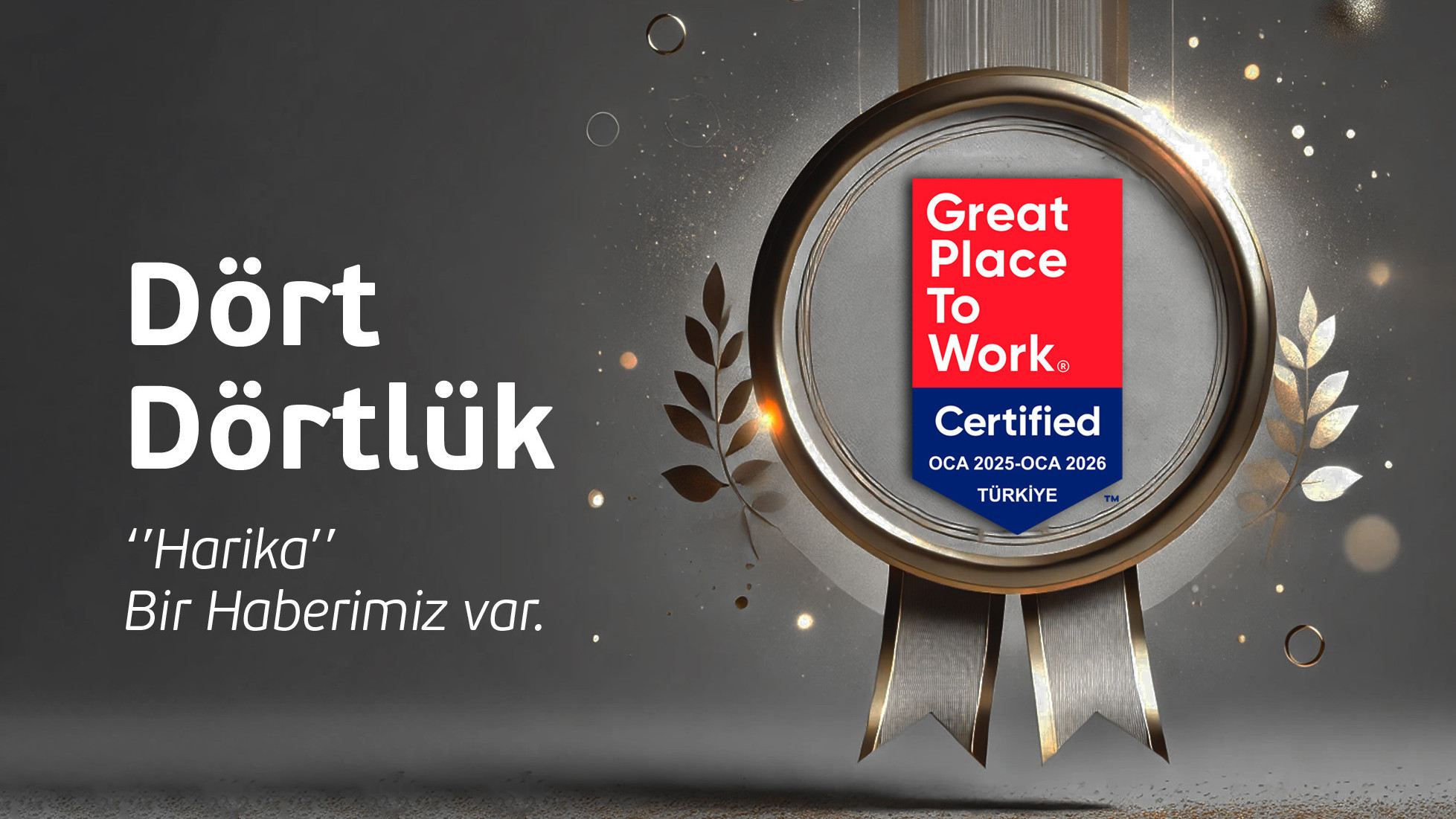 ''Harika'' Bir Haberimiz Var